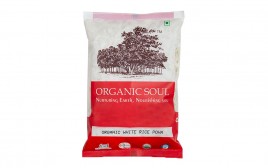 Organic Soul Organic White Rice Poha   Pack  500 grams